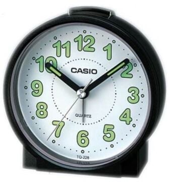 Casio Klasik TQ-228-1ADF Siyah Alarmlı Masa Saati