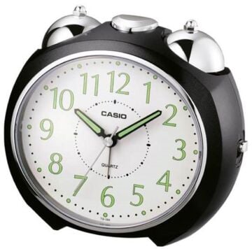 Casio Klasik TQ-369-1DF Siyah Alarmlı Işıklı Masa Saati