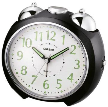 Casio Klasik TQ-369-1DF Siyah Alarmlı Işıklı Masa Saati