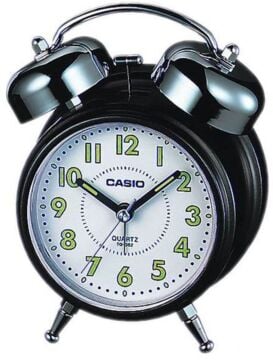 Casio TQ-362-1BDF Siyah Zil Çalar Işıklı Yüksek Sesli Masa Saati