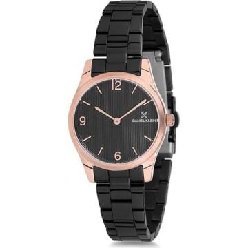 Daniel Klein DK102-01424B Siyah Çelik Kadın Kol Saati