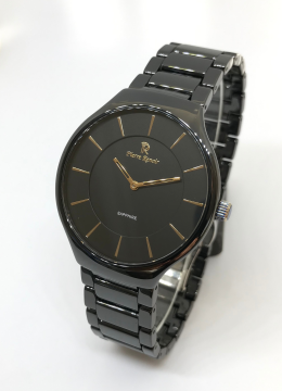 İsviçre Safir Camlı Seramik Unisex Kol Saati Siyah