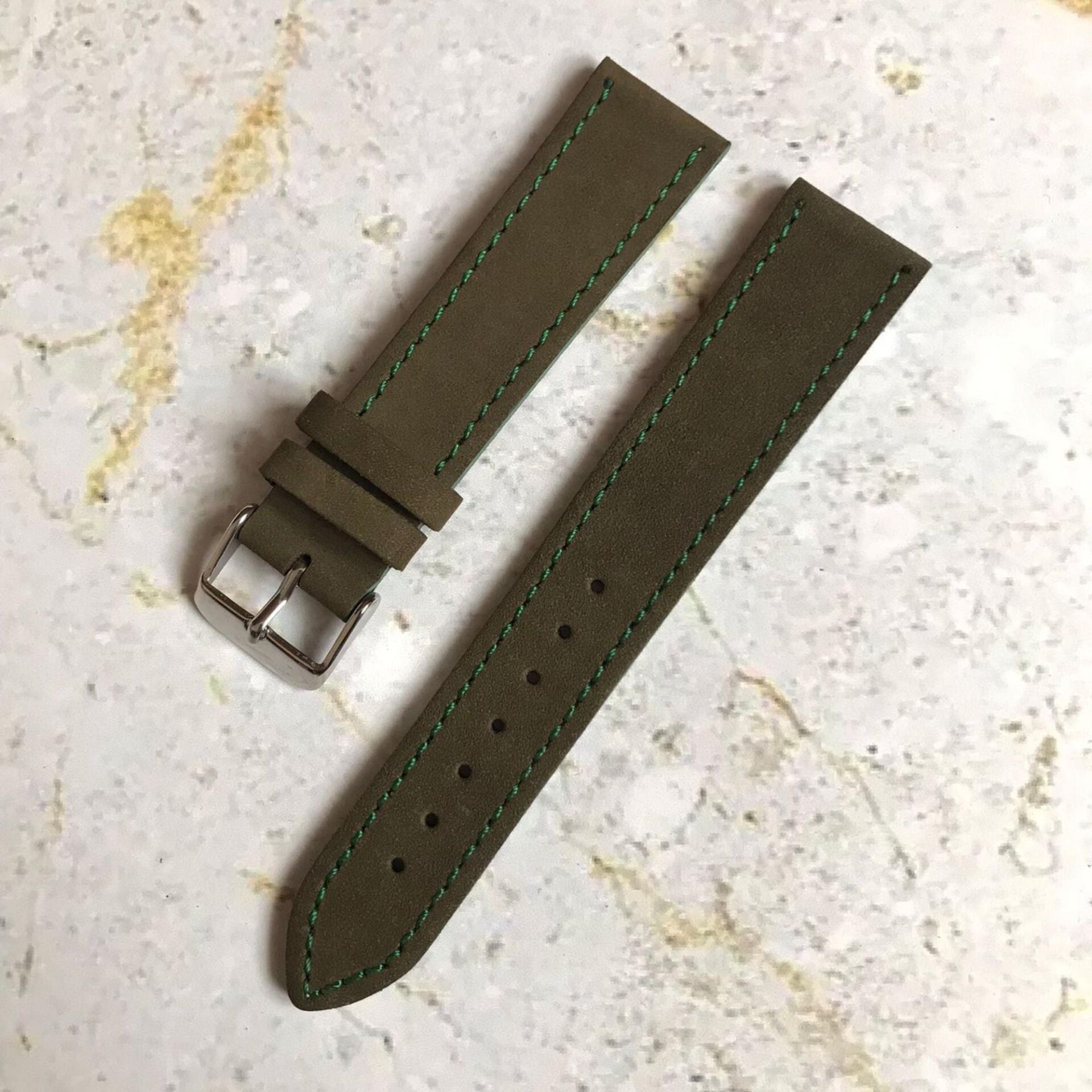 22 mm Renkli Üst Kalite İşçilik Hakiki Deri Saat Kordonu Akıllı Saat Kordonu