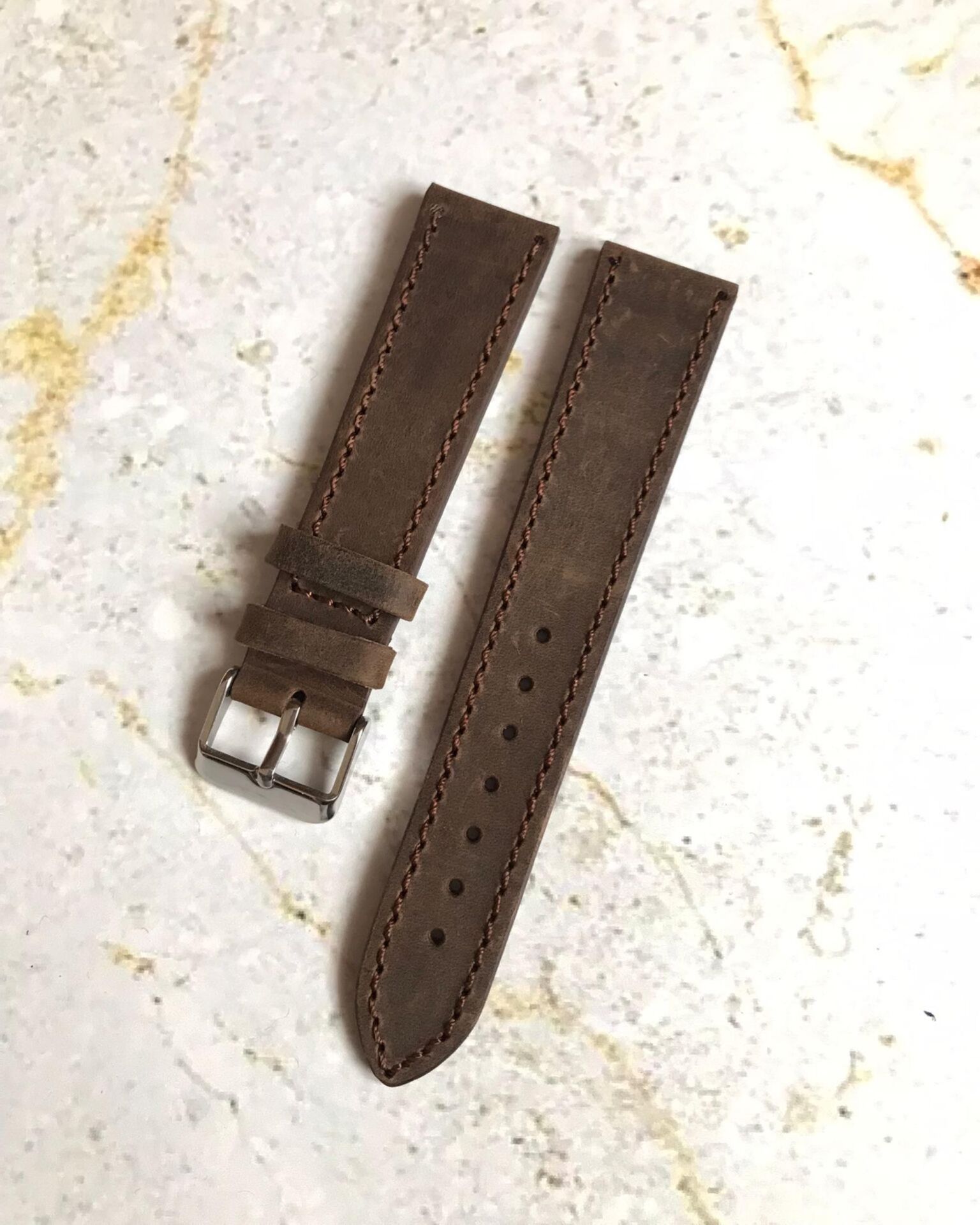 20 mm Renkli Üst Kalite İşçilik Spor Tasarım Hakiki Deri Saat Kordonu Akıllı Saat Kordonu