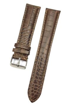 20 mm Klasik Düz Hakiki Deri Saat Kordonu Roder