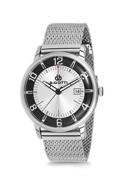 Bigotti BGT0182-1 Hasır Çelik Erkek Kol Saati