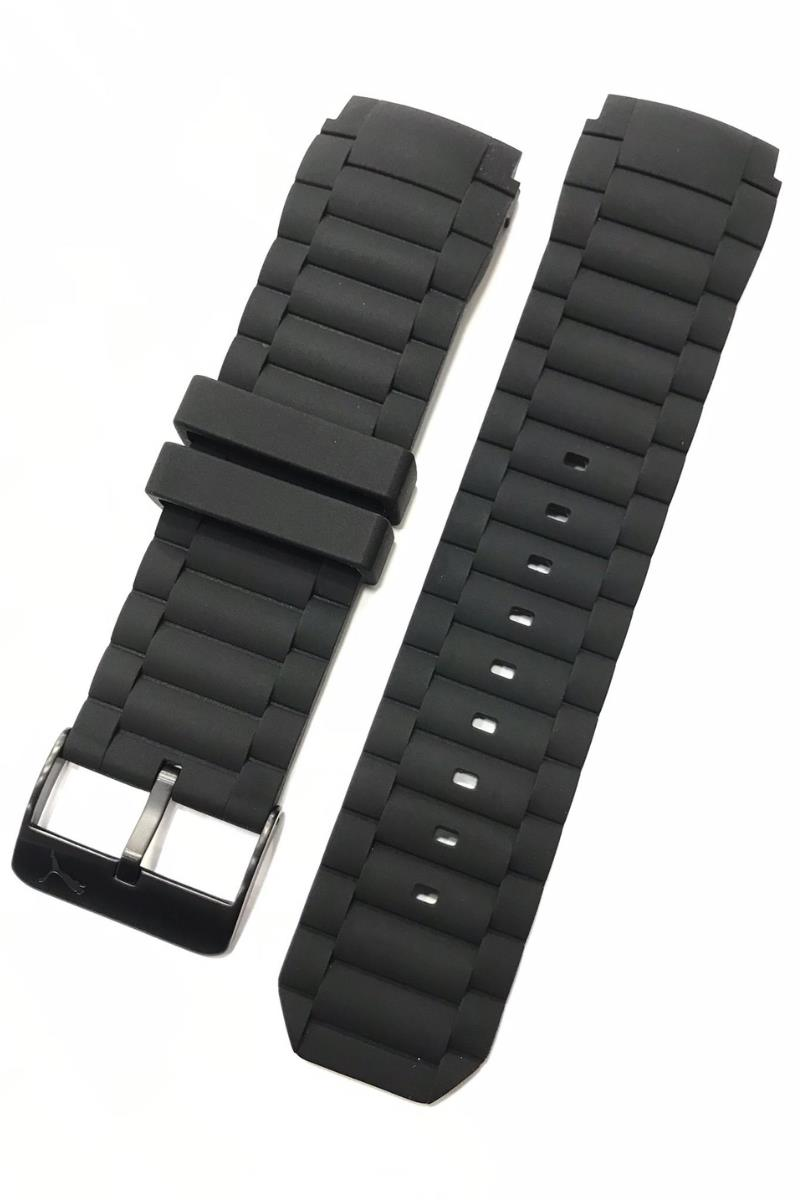 PUMA PU104301001 Siyah Renk Orijinal Silikon Saat Kordonu Kayışı
