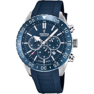 Festina F20515/1 Seramik Kauçuk Kordon Erkek Kol Saati