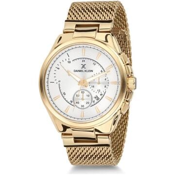 Daniel Klein Altın Sarı Hasır Çelik Erkek Kol Saati 514015
