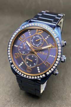 Jaga Multifonksiyonlu Çelik Taşlı Kadın Kol Saati