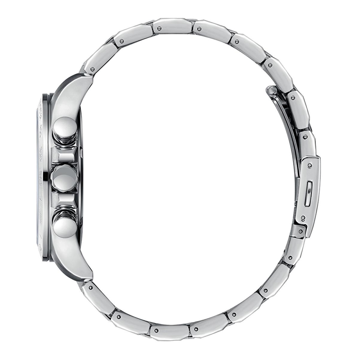 Slazenger SL.09.2482.2 Serisi Gümüş Renk Paslanmaz Çelik Spor Tasarım Erkek Kol Saati