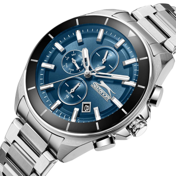 Slazenger SL.09.2393.2 Serisi Gümüş Renk Paslanmaz Çelik Erkek Kol Saati