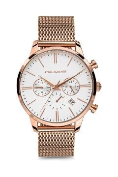 Polo Exchange PX006-06 Hasır Çelik Erkek Kol Saati