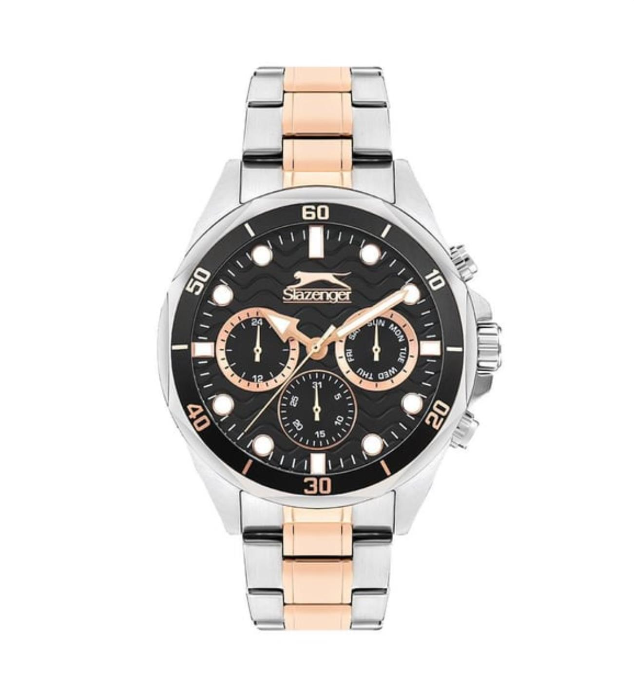 Slazenger SL.09.2383.2 Serisi Gümüş Gri Renk Paslanmaz Çelik Erkek Kol Saati