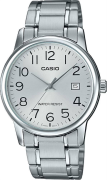 Casio MTP-V002D-7BUDF Gümüş Kadran Çelik Erkek Kol Saati