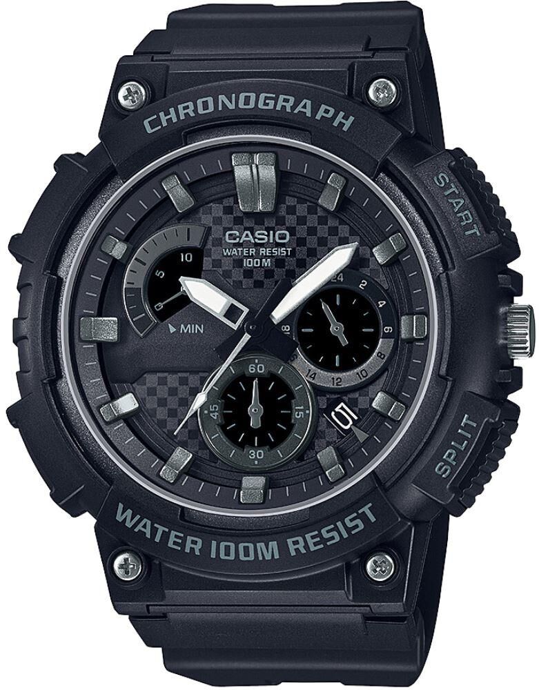 Casio MCW-200 Orijinal Silikon Siyah Saat Kordonu