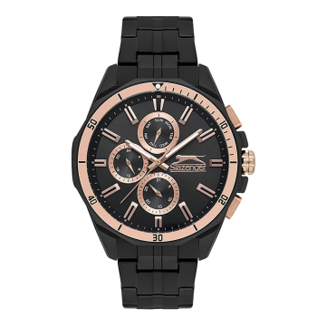 Slazenger SL.09.2245.2.05 Siyah Renk Paslanmaz Çelik Yeni Erkek Kol Saati