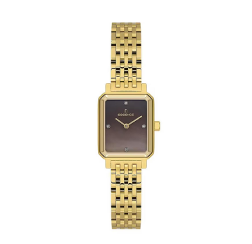 Essence ES6940FE.140 Dikdörtgen Sedef Ekran Paslanmaz Çelik Kadın Kol Saati