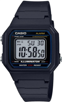 Casio W-217H-1AVDF Illuminator Dijital Erkek Kol Saati