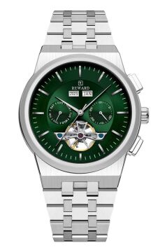 Reward RWA147694 Yeşil Kadran Open Heart Otomatik Çelik Erkek Kol Saati