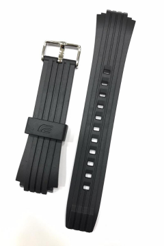 Casio Edifice ECB-10P ECB-10YP Siyah Silikon Orijinal Saat Kordonu