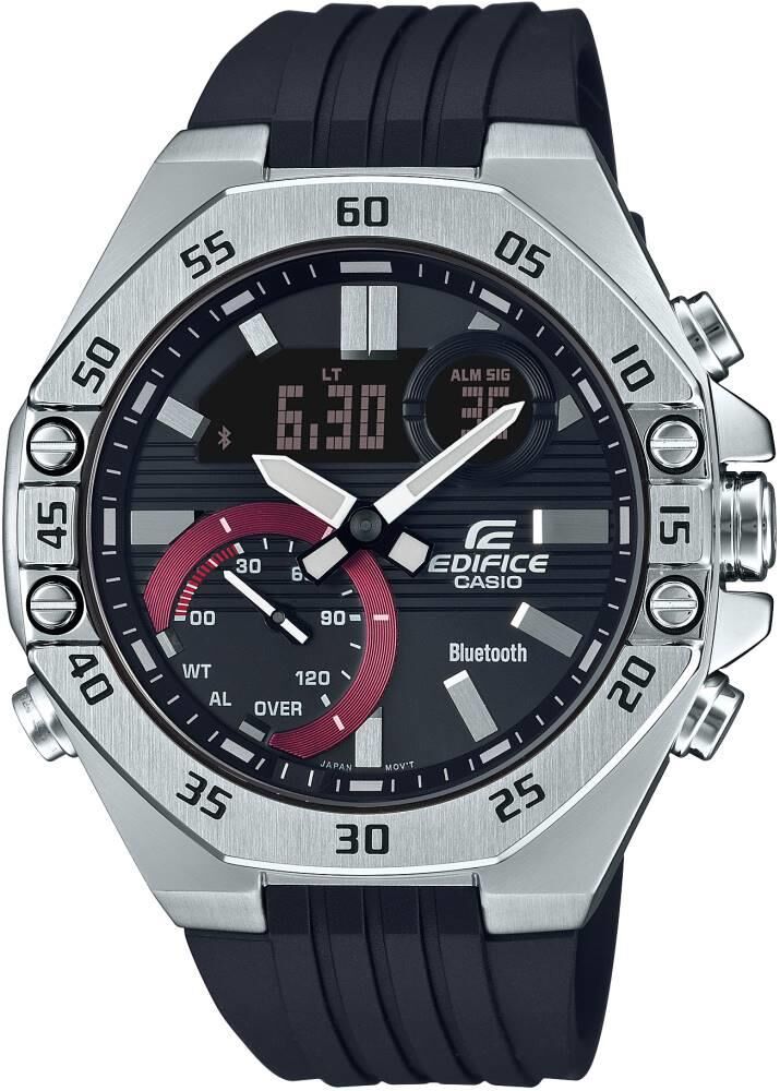 Casio Edifice ECB-10P ECB-10YP Siyah Silikon Orijinal Saat Kordonu