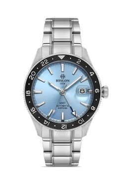 Hislon SD153T-10SS GMT Otomatik Erkek Kol Saati