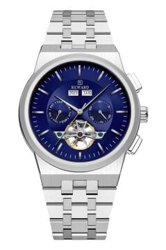 Reward RWA147693 Lacivert Kadran Open Heart Otomatik Çelik Erkek Kol Saati