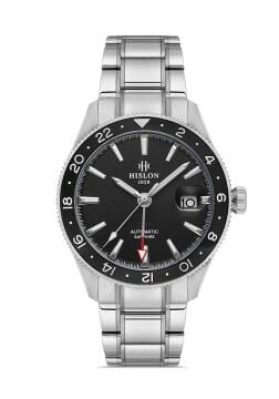 Hislon SD153T-04SS GMT Otomatik Erkek Kol Saati