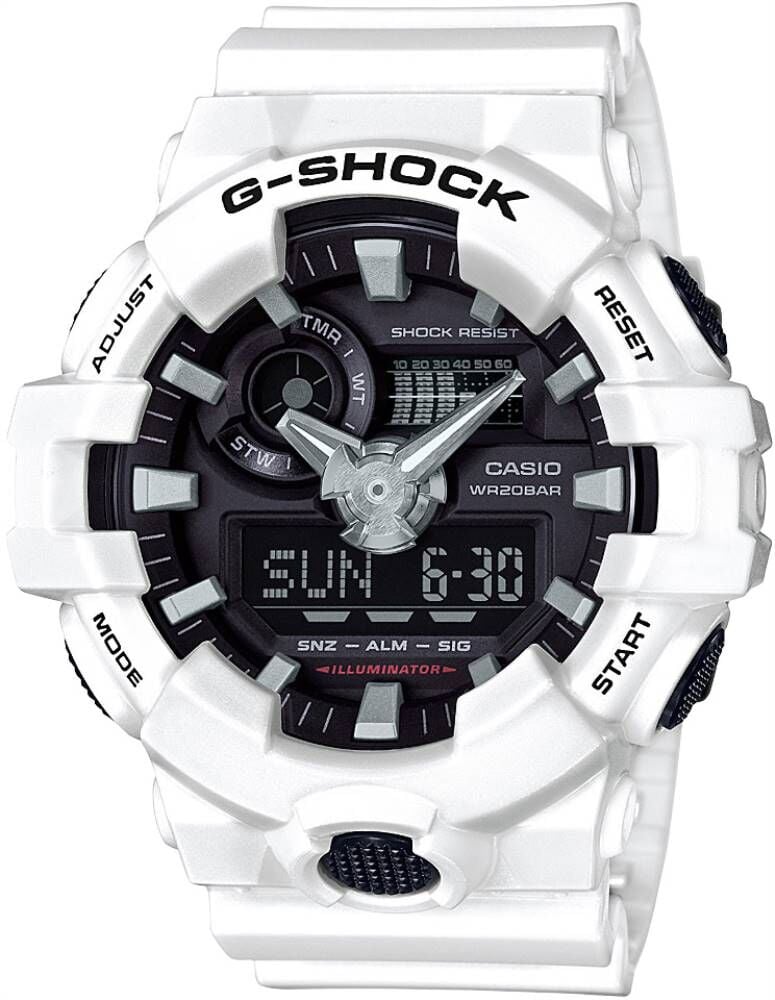 Casio G-Shock GA-700 Beyaz Plastik Orijinal Saat Kordonu