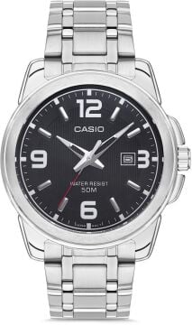 Casio MTP-1314D-1AVDF Büyük Kasa Siyah Kadran Çelik Erkek Kol Saati