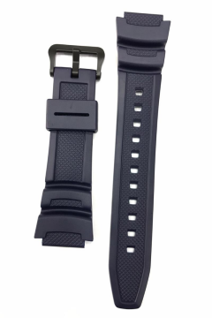 Casio W-218 W-219 Lacivert Silikon Orijinal Saat Kordonu