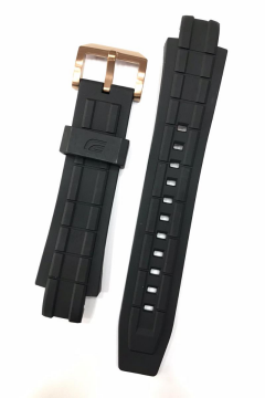 Casio Edifice EFX-500P EFX-700P Siyah Silikon Orijinal Saat Kordonu