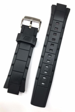 Casio Edifice EF-529-1AV Siyah Silikon Orijinal Saat Kordonu