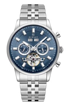 Reward RWA147645 Mavi Kadran Open Heart Otomatik Çelik Erkek Kol Saati