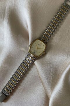 Belmond Sarı Gümüş Renk Paslanmaz Çelik Kordon Orijinal Vintage Erkek Kol Saati