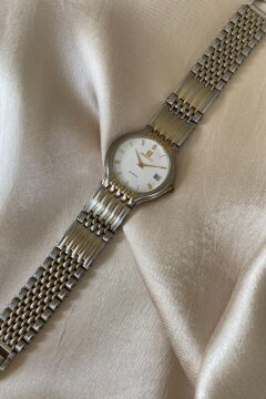 Momentus Gümüş Renk Paslanmaz Çelik Kordon Orijinal Vintage Erkek Kol Saati