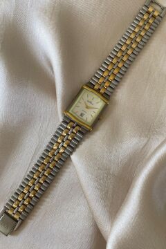 Belmond Sarı Gümüş Renk Paslanmaz Çelik Kordon Orijinal Vintage Erkek Kol Saati