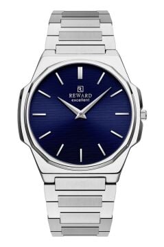Reward Excellent RWA147893 Lacivert Kadran Ultra İnce Çelik Erkek Kol Saati