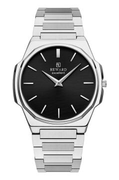 Reward Excellent RWA147892 Siyah Kadran Ultra İnce Çelik Erkek Kol Saati