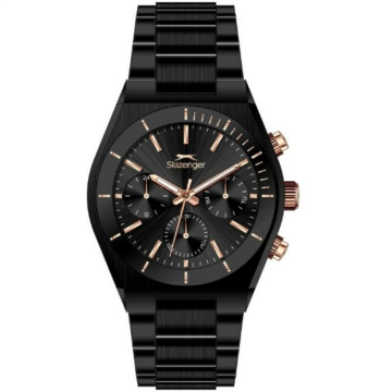 Slazenger SL.09.2484.2.05 Siyah Renk Paslanmaz Çelik Yeni Erkek Kol Saati