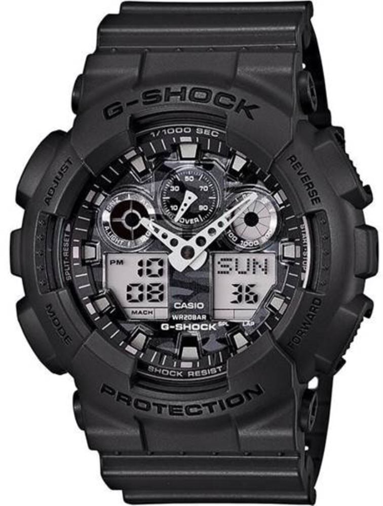 Casio G-Shock GA-100 Gri Renk Shock Lastiği Kasa Silikonu