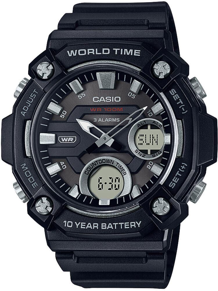 Casio AEQ-120W Siyah Orijinal Saat Kordonu