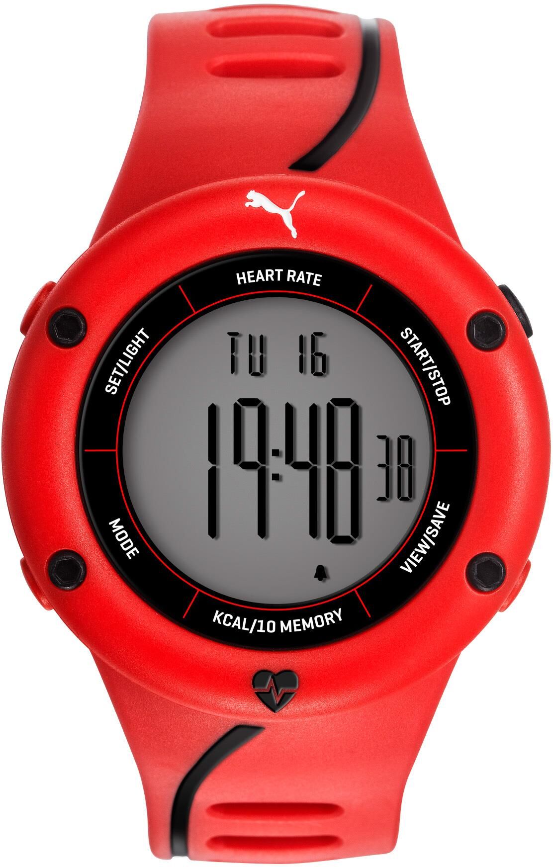 Puma PU911361003 Kırmızı Orijinal Silikon Saat Kordonu