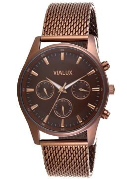 Vialux VX415-M02 Hasır Çelik Erkek Kol Saati