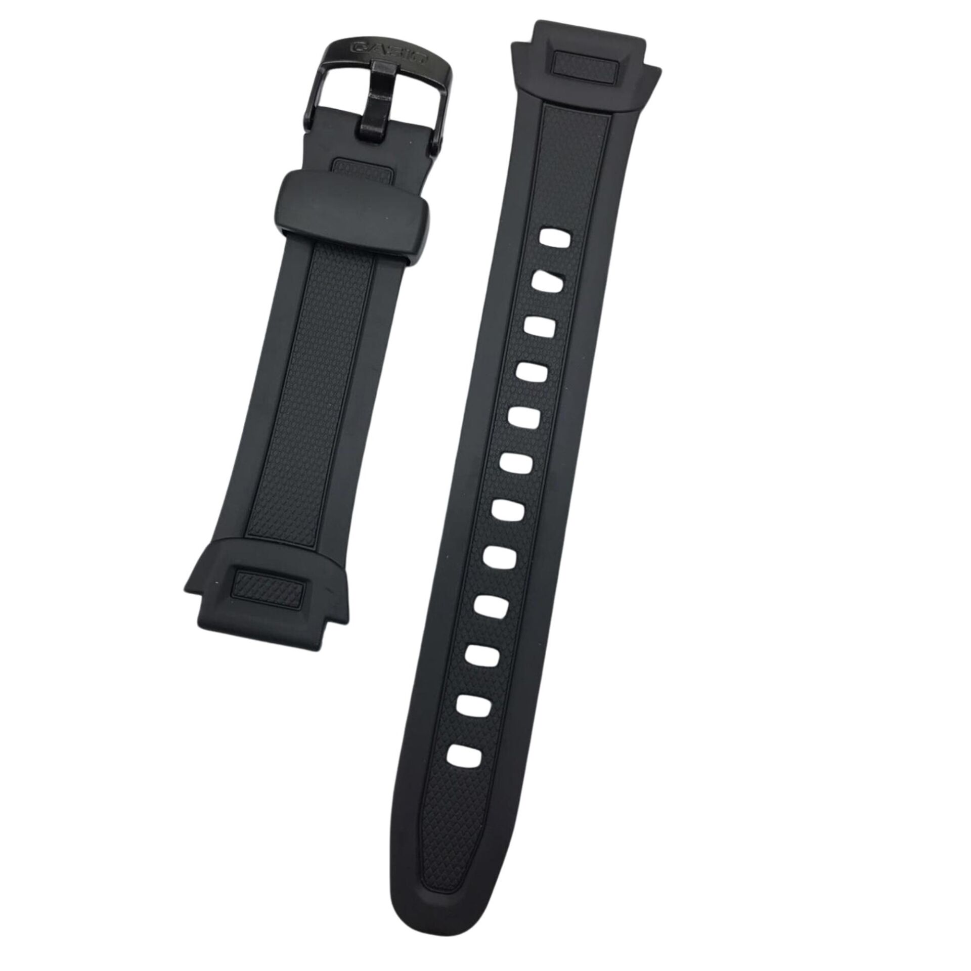 Casio W-756-1 Orijinal Silikon Siyah Saat Kordonu