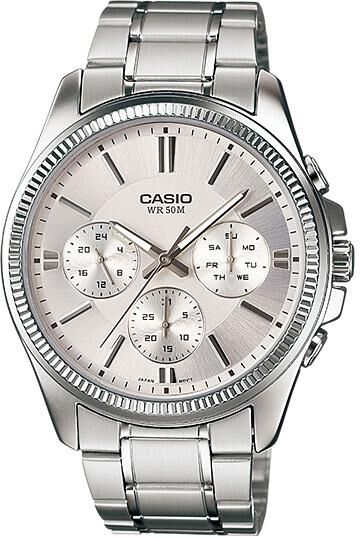 Casio MTP-1375D Çelik Orijinal Silikon Saat Kordonu