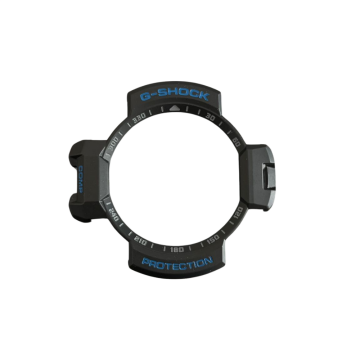 Casio G-Shock GA-1100 Siyah Orijinal Shock Lastiği Kasa Silikonu - Mavi Yazılı