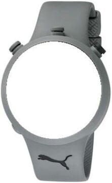 PUMA PU910901002 Gri Renk Orijinal Silikon Saat Kordonu Kayışı