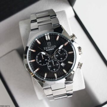Reward Excellent RWA146712 Gümüş Siyah Paslanmaz Çelik Erkek Kol Saati